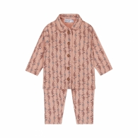 pyžamo dívčí starorůžové s knoflíky