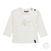 triko dívčí zlatý nápis bio bavlna