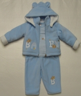 Trojkomplet fleece Baby