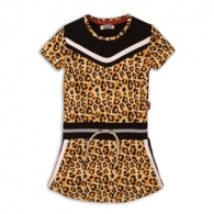 Šaty dívčí - vzor gepard