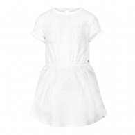 Šaty dívčí bílé krátký rukáv